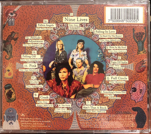 Cd - Aerosmith / Nine Lives. Album (1997) (Usado)