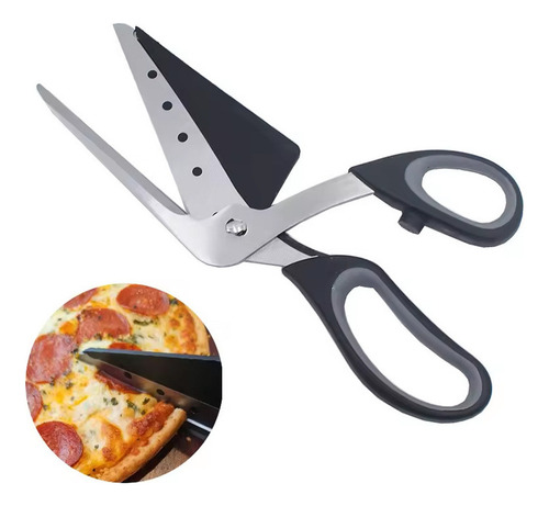 Y1m 2 En 1 Pala For Pizza Tijeras Cortador De Pizza Servir