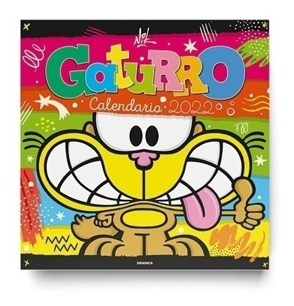 Gaturro 2022 Calendario De Pared - Con Stickers