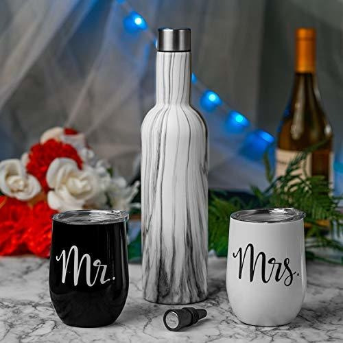 And Newlywed Gift Wedding For Couple Wine Glasse Mugs Set Gr
