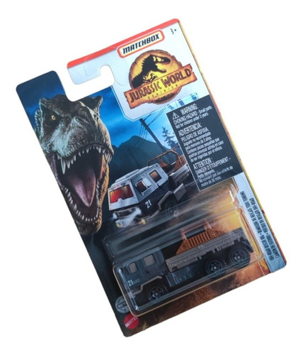 Camión Rescate Transporte Dinosaurio Matchbox Jurassic World