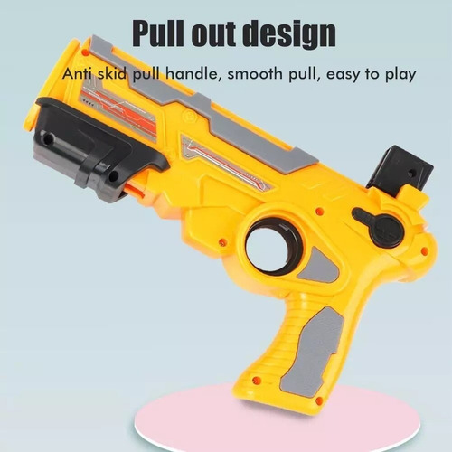 Juguete Pistola Lanzador De Aviones Espuma
