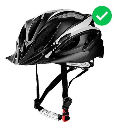 Casco Negro Gris Luz Para Bicicleta Mongoose R29