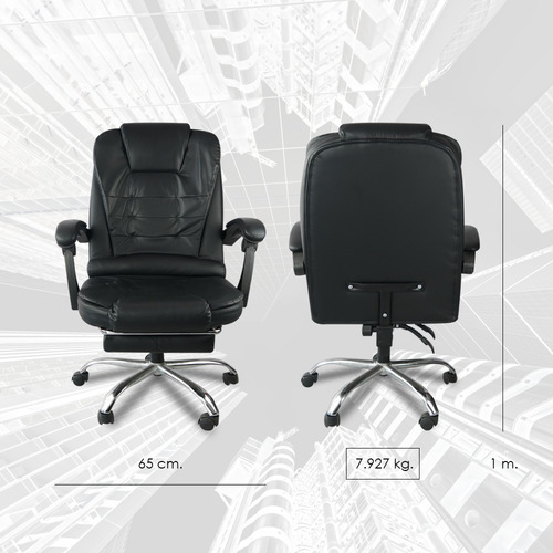 Silla De Escritorio Ejecutiva Ergonomica Todostore Con Reposapies Ajustable Útil Para Gamer O Trabajo