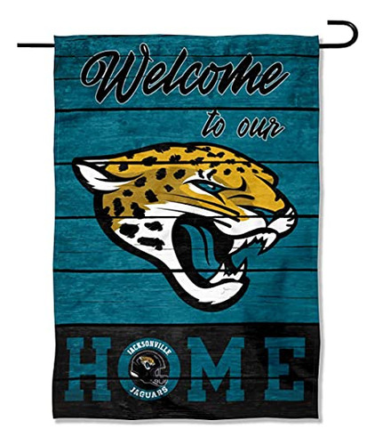 Bandera Decorativa De Bienvenida De Jacksonville Jaguar...