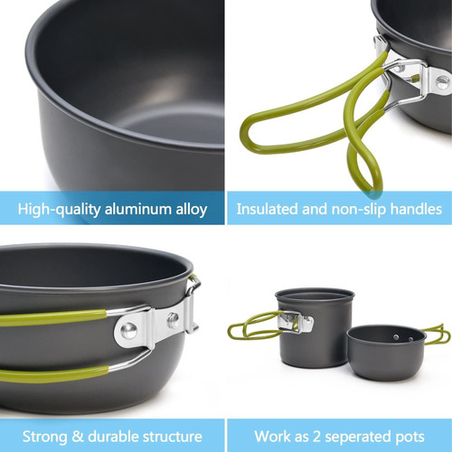 Cocina Portátil Odoland Para Camping, Kit Completo