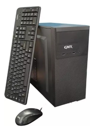 Gabinete Gmx-115 Kit Fuente 500w Teclado Mouse Parlantes 