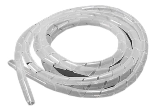 Protector Organizador Cable Espiral 10mts 10mm Transparente 