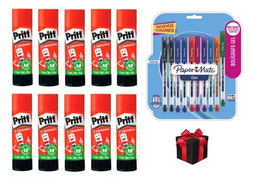 Lápiz Adhesivo Pritt Barra Grande 42 Gramos Paquete 5 Pzs