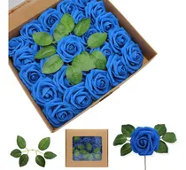 Comprar 25 Piezas Rosas Artificiales Flor Falsa