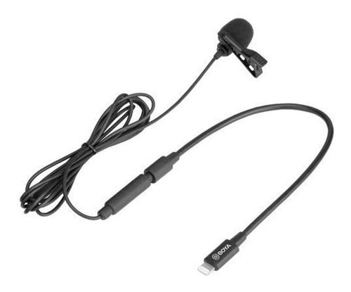 Microfone Boya BY-M2 condensador omnidirecional preto