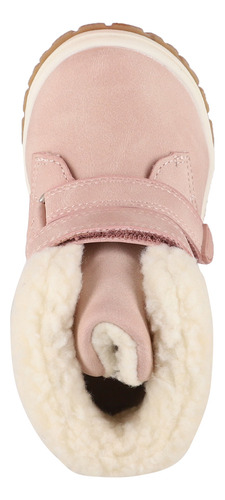 Botines Niñas Bamers Bootie Fur Rosa Viejo