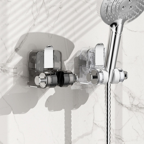 2 Soporte De Ducha Universal, Instalación Plata