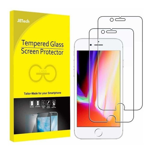 Protector De Pantalla Para iPhone 8 iPhone 7 Jetech 2 Piezas