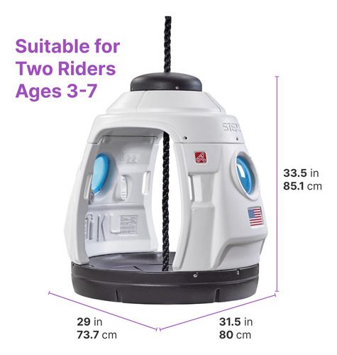 Columpio Cápsula Espacial Para Interiores Y Exteriores Niños
