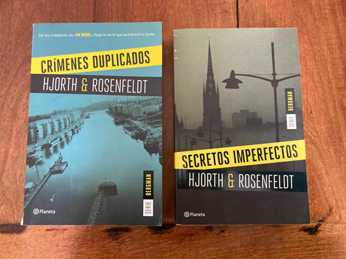 Set De Dos (2) Libros De Hjorth & Rosenfeldt