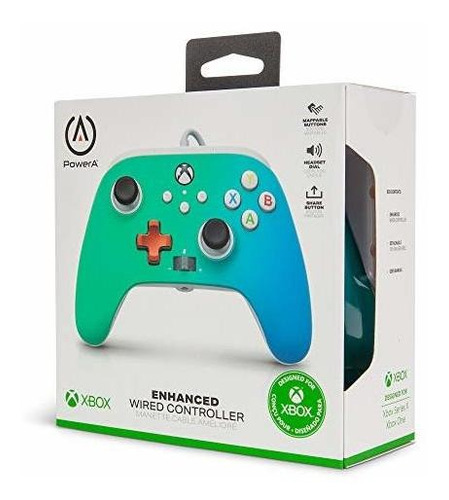 Imagen 9 de 9 de Control Controlador Con Cable Powera Mejorado Para Xbox - S
