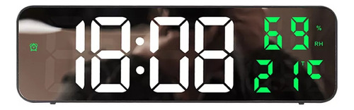 Reloj De Pared Decorativo Led Digital 3d Con Batería Recarga