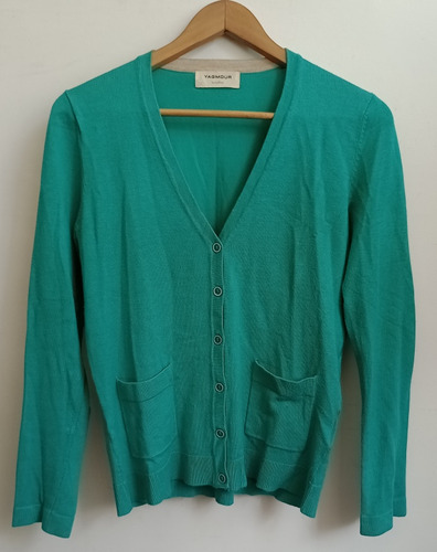 Cardigan Yagmour Talle M Verde Agua Sweater Sueter