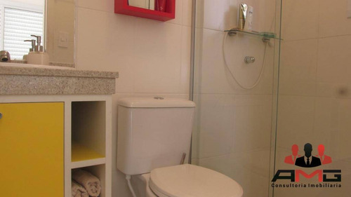 Apartamento Com 3 Dormitórios À Venda, 98 M² Por R$ 790.000,00 - Indaiá - Bertioga/sp - Ap2331