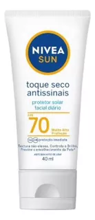 Protetor Solar Facial Nivea Sun Fps 70 Antissinais 40ml