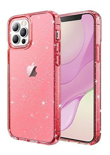 Jetech Glitter Case Para iPhone 12 Pro Max, 6.7 Rt2rr