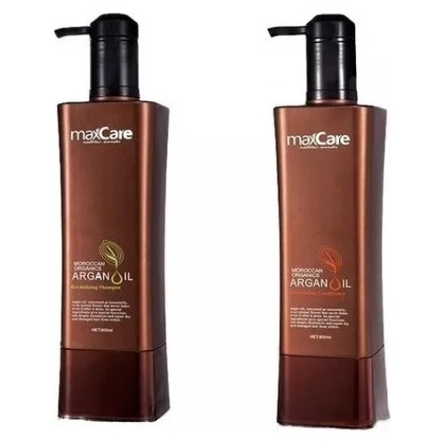 Shampoo + Acondicionador Argan Oil 800ml Maxcara