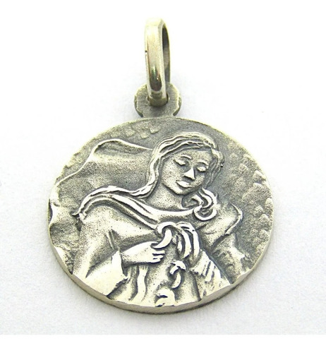 Medalla Virgen Desatanudos 20 Mm Plata 925 Kendra Joyas