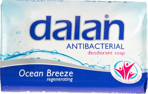 Imagen 2 de 4 de Dalan Jabón Barra Ocean Breeze 115gr 72 Unid X Bulto