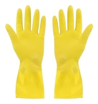 Guantes Amarillos  De Limpieza Talla S, M. L, Xl (2 Paq)