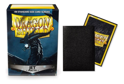 Micas Cartas Tcg Dragon Shield Standard Matte C/100 (jet)