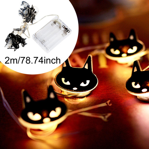 Luces Led De Halloween, Luces Blancas Cálidas 2m 20 Luces