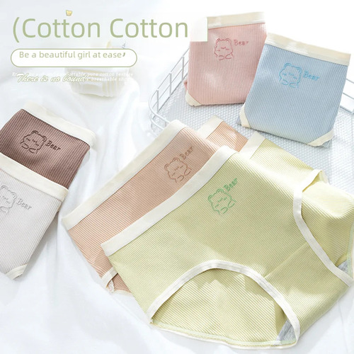 Ropa Interior De Algodón Con Dibujos Animados Para Niñas, Ci