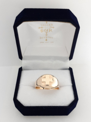 Anillo Profesión Oficio Enfermara- Enfermero En Oro 9k