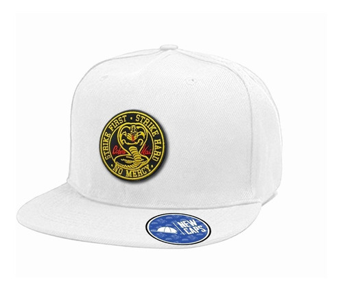 Gorra Plana Bordado Redondo Cobra Kai Cod #276 New Caps