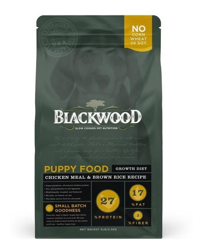 Alimento Blackwood Puppy Chicken Meal 5 Lbs (2.2kg)