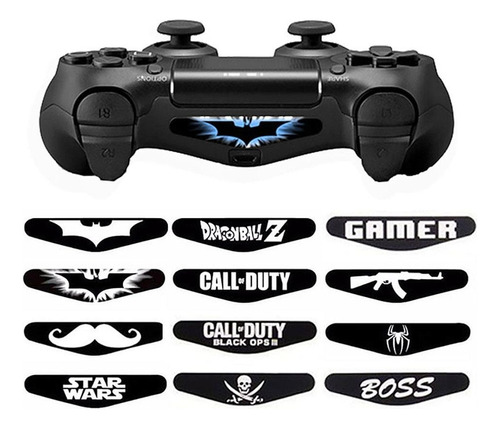 Sticker Pegatina Decorativa Luz Control Ps4 X 1 Unidad