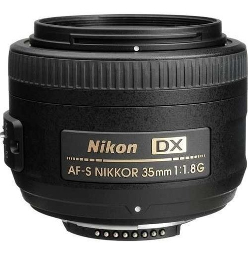 Lente Nikon 35mm F/1.8g Dx Af-s Autofoco Parasol Case Nfe