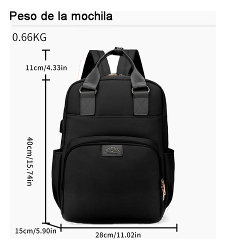 Backpacks Mochila Pañalera Sin Bolsillos Externos 1 Unidad