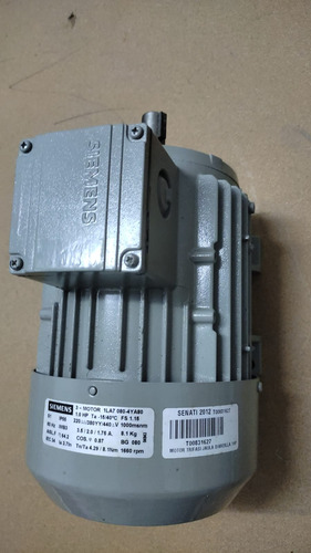Motor Siemens 1la7 Trifásico 1.0 Hp