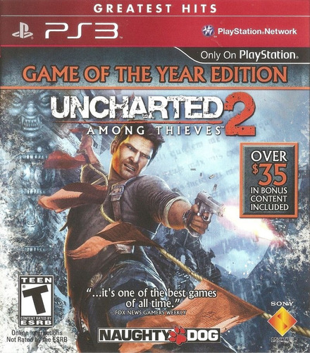 Uncharted 2 Among Thieves Goty Edi Ps3 Original Fisico Usado