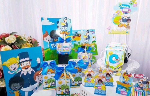 Kit Personalizado 50 Itens - Mundo Bita Azul Ii