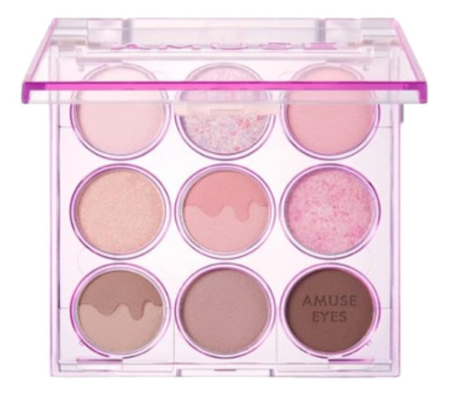 Amuse Eye Color Palette #02 Cool Rose - K Beauty