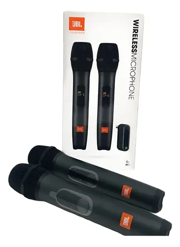 comprar Kit De 2 Micrófonos Inalámbricos Jbl C\u002Freceptor Doble Canal