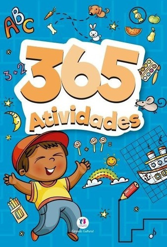 Livro 365 Atividades - Azul Neon