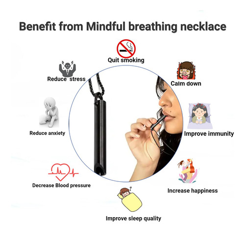 Collar De Respiración, Artículo Para Aliviar La Ansiedad