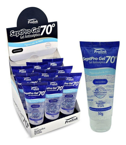 Septpro Gel 70 Gel Antisséptico Caixa Com 9un De 50g