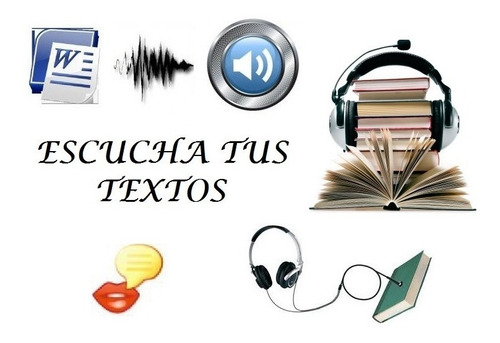 Imagen 1 de 2 de Software Convertidor Texto Audio. Libros A Audiolibro. Pdf