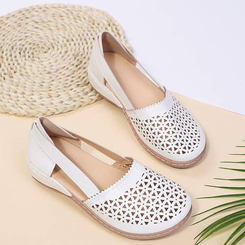New.. Sandalias Cuña Punta Cerrada Zapatos Enfermera For