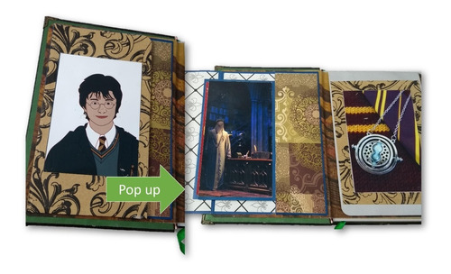 Imagem 6 de 7 de Grimório Harry Potter Slytherin Pop Up